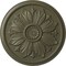 Ekena Millwork Kaya Ceiling Medallion (Fits Canopies up to 5 1/4"), Hnd-Painted Painted Turtle, 23 5/8"OD x 1 1/2"P CM23KAPTF - alternate 1